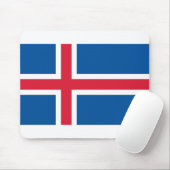 Island-Flagge Mousepad (Mit Mouse)