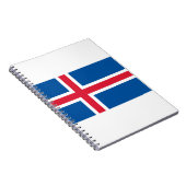 Island-Flagge Notizblock (Rechte Seite)