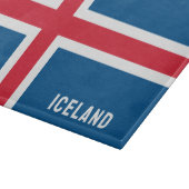 Island-Flagge Schneidebrett (Ecke)
