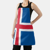 Island-Flagge Schürze (InSitu)