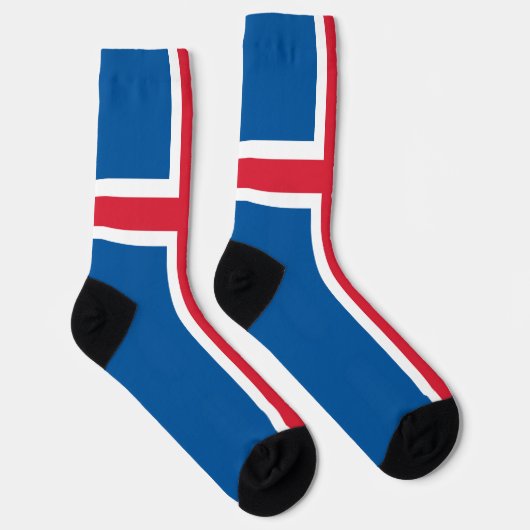 Island-Flagge Socken (Rechts)