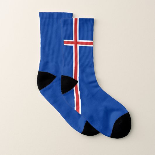 Island-Flagge Socken (Paar)