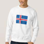 Island-Flagge Sweatshirt (Vorderseite)