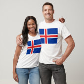Island-Flagge T-Shirt (Unisex)