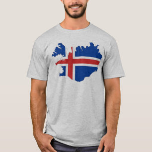 Island-Flagge T-Shirt