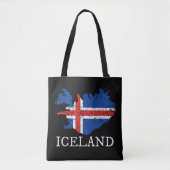 Island-Flagge Tasche (Vorderseite)