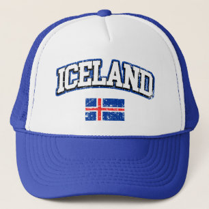 Island-Flagge Truckerkappe