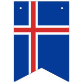 Island-Flagge Wimpelkette (Erste Fahne)