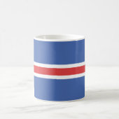 Island-Flaggen-Tasse Kaffeetasse (Mittel)