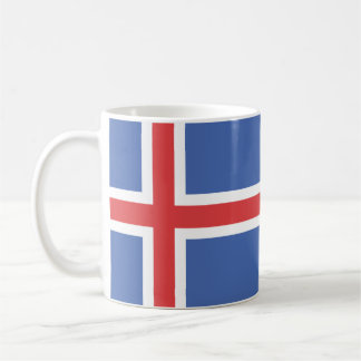 Island-Flaggen-Tasse Kaffeetasse