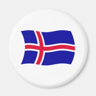 Island Flaggenmagnet Magnet