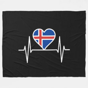 Island - Flaggenschlager Fleecedecke