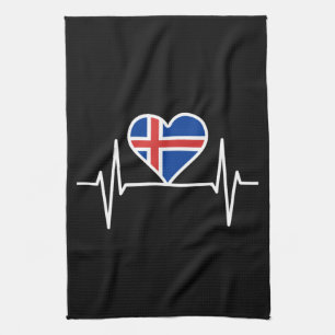 Island - Flaggenschlager Geschirrtuch