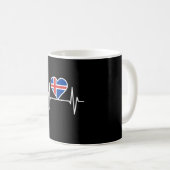 Island - Flaggenschlager Kaffeetasse (VorderseiteRechts)