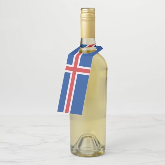 Island Flaschenanhänger (Angewinkelt)