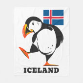 Island Fleecedecke (Vorderseite)