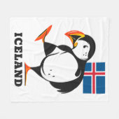 Island Fleecedecke (Vorderseite (Horizontal))