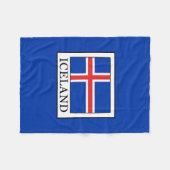 Island Fleecedecke (Vorderseite (Horizontal))