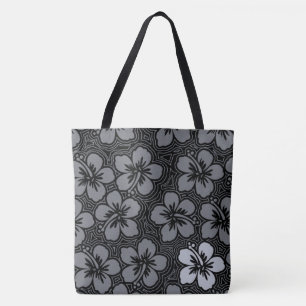Island Floral Hawaiian Accent Hibiskus Beach Bag Tasche