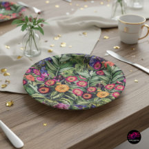 Island Floral Pinke Wiese