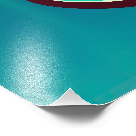 Island Fotodruck (Ecke)