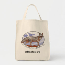 Island Fox Cotton Tasche Lebensmitteltasche mit Fo