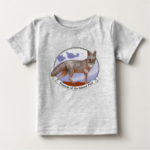 Island Fox Logo Grau Baby T Shirt