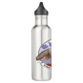 Island Fox Logo Steel Water Flasche 24 oz Edelstahlflasche (Links)