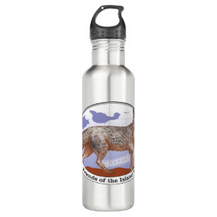 Island Fox Logo Steel Water Flasche 24 oz Edelstahlflasche