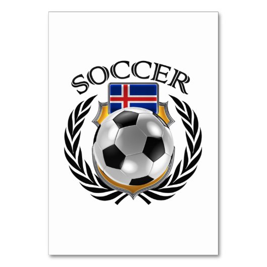 Island Fußball 2016 Fangerät Tischnummer (Rückseite)