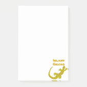 Island Gecko Post-It-Notes Post-it Klebezettel (Vorderseite)