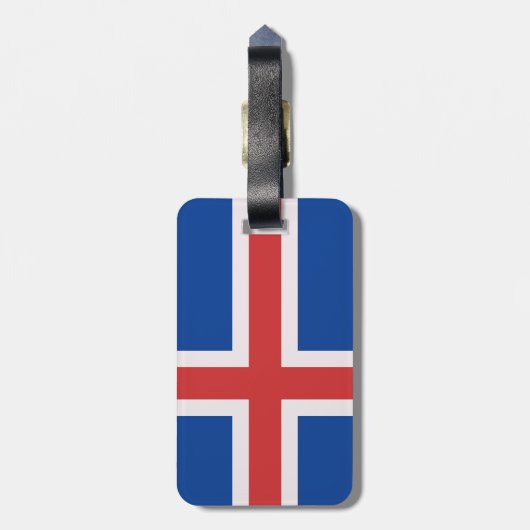 Island Gepäckanhänger (Rückseite vertikal)