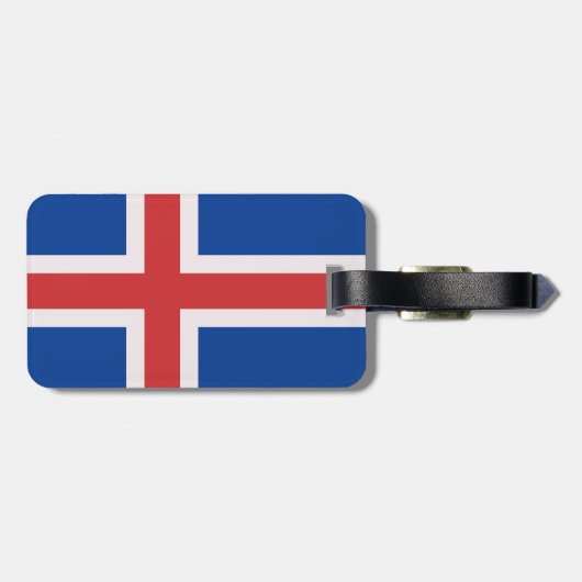 Island Gepäckanhänger (Rückseite horizontal)