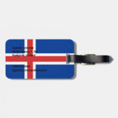 Island Gepäckanhänger (Rückseite horizontal)