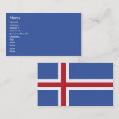 Island - Geschäft Visitenkarte (Vorne/Hinten)