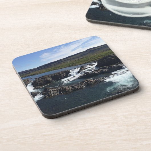 Island Getränkeuntersetzer (Linke Seite)