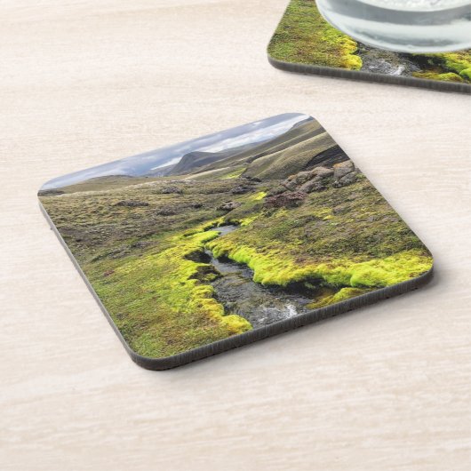 Island Getränkeuntersetzer (Linke Seite)