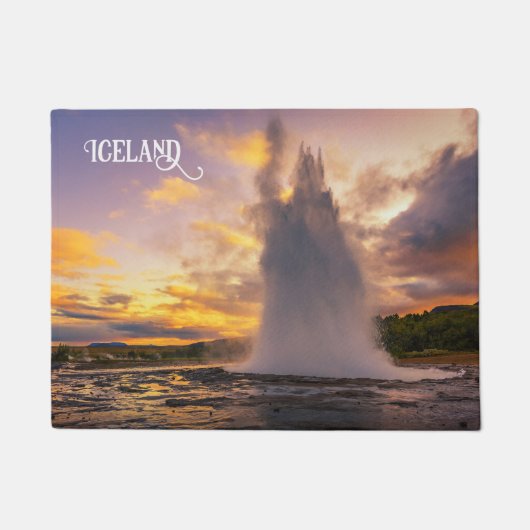 Island Geyser Fußmatte (Vorderseite)