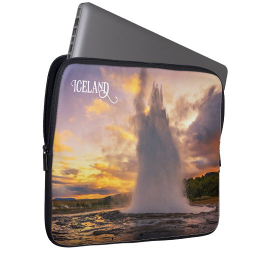 Island Geyser Laptopschutzhülle (Vorne Rechts)