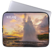 Island Geyser Laptopschutzhülle (Vorderseite)
