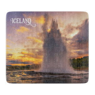 Island Geyser Schneidebrett
