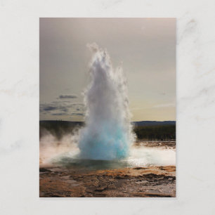 Island Geyser Strokkur Postkarte