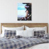 Island Girl Leinwanddruck (Insitu (Schlafzimmer))