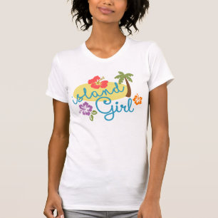 Island Girl - Women's Bella Leinwand Fine Jersey T-Shirt