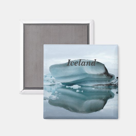 Island Glaciers Magnet (Vorderseite/Rückseite)