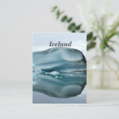 Island Glaciers Postkarte (Stehend Vorderseite)