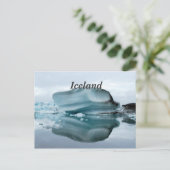 Island Glaciers Postkarte (Stehend Vorderseite)