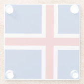 Island Glasuntersetzer (Rückseite)