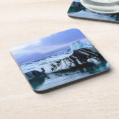 Island Gletscher - Getränkeuntersetzer (Linke Seite)