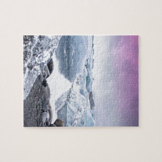 Island-Gletscher-Lagune Puzzle (Horizontal)